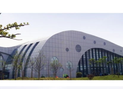 金山会议中心外景网架工程